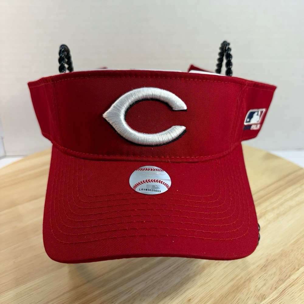 OC Sports Cincinnati Reds MLB Red Visor One Size Officially Licensed